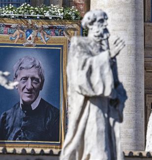 The proclamation of Newman as Doctor of the Church in St .Peter's Square (© Alessia Giuliani/Catholic Press Photo)