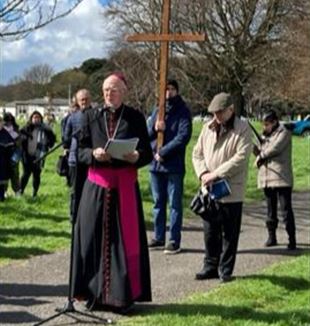 Most Reverend Dermot Farrell, Archbishop of Dublin at The Way of the Cross